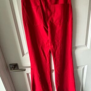 HALARA Red Straight Leg Pants
